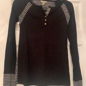 Never worn Lucky Brand SZ XS Black/white stripe
